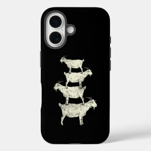 Geitenretro iPhone 16 Hoesje