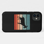 Geitenretro Case-Mate iPhone Case (Achterkant (horizontaal))