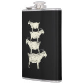 Geitenretro Heupfles (Links)