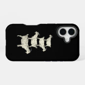 Geitenretro iPhone 16 Hoesje (Achterkant horizontaal)