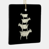 Geitenretro Keramisch Ornament (Rechts)