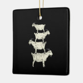 Geitenretro Keramisch Ornament (Links)