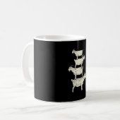 Geitenretro Koffiemok (Voorkant links)