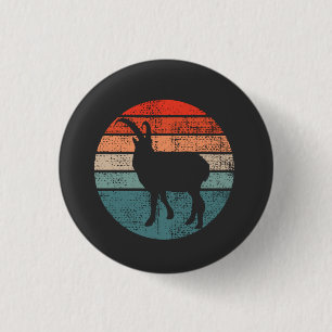 Geitenretro ronde button 3,2 cm