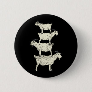 Geitenretro Ronde Button 5,7 Cm