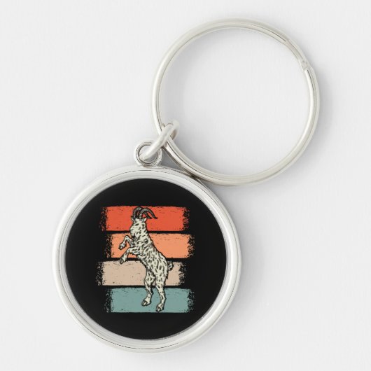 Geitenretro  sleutelhanger (Voorkant)
