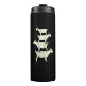 Geitenretro Thermosbeker (Voorkant)