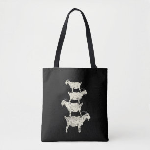 Geitenretro Tote Bag