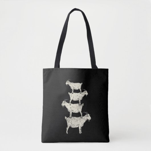 Geitenretro Tote Bag (Voorkant)