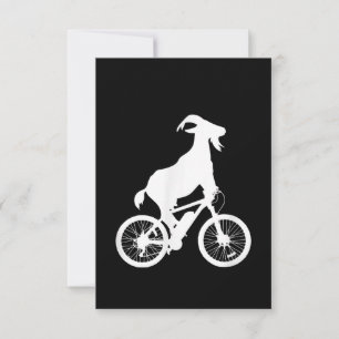 Geitenrijder Funny Goat Grafisch Bedankkaart