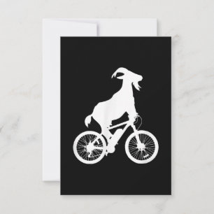 Geitenrijder Funny Goat Grafisch RSVP Kaartje