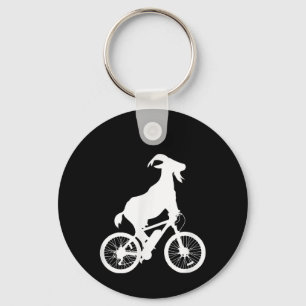 Geitenrijder Funny Goat Grafisch Sleutelhanger