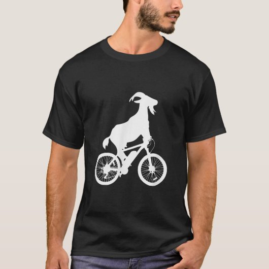 Geitenrijder Funny Goat Grafisch T-shirt (Voorkant)
