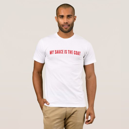 geitensaus t-shirt (Voorkant volledig)