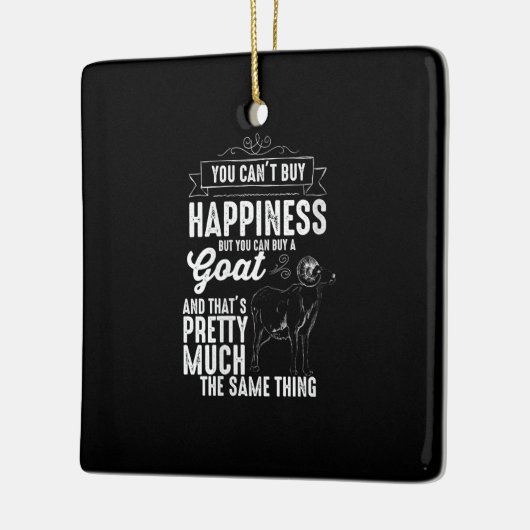 Geitenschef Keramisch Ornament (Links)