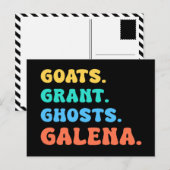 geitenschenking geesten GALENA illinois Feestdagenkaart (Voorkant / Achterkant)
