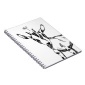 Geitenschets gezegde "Hej!" Notitieboek (Rechterzijde)