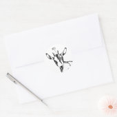 Geitenschets gezegde "Hej!" Ronde Sticker (Envelop)