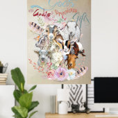 GEITENSCHILDERIJ | Gods kostbare geschenken GetYer Poster (Thuiskantoor)