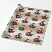 Geitenskerst Snoedel Nubian Baby Goat Antlers Cadeaupapier (Uitgerold)