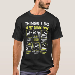 Geitenspullen die ik doe in mijn vrije tijd geit t-shirt