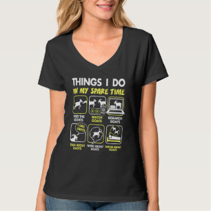 Geitenspullen die ik doe in mijn vrije tijd geit t-shirt