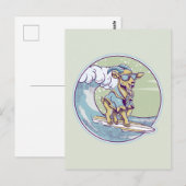 geitensurfen briefkaart (Voorkant / Achterkant)