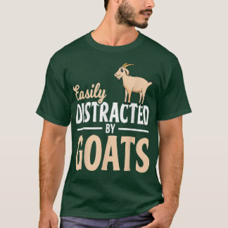 Geitenteelt die gemakkelijk wordt verstoord door g t-shirt