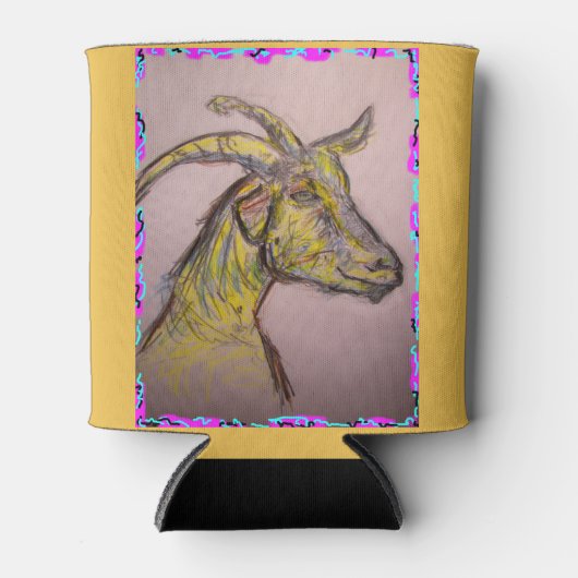 geitentekening blikjeskoeler (Voorkant)