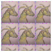 geitentekening stof (Swatch)