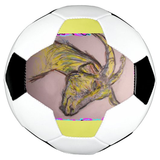 geitentekening voetbal (Gedraaid)