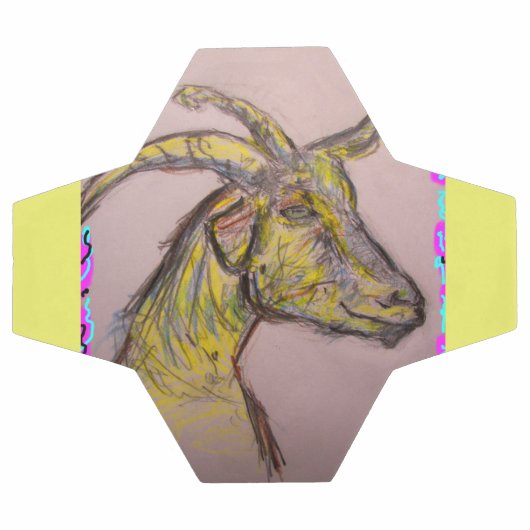 geitentekening voetbal (Enkel)