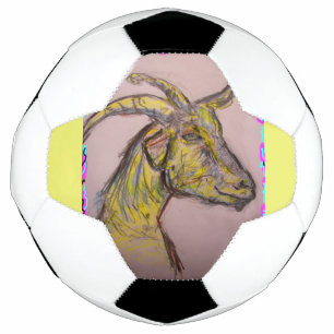 geitentekening voetbal