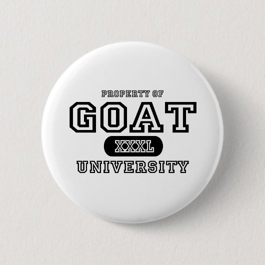 Geitenuniversiteit Ronde Button 5,7 Cm (Voorkant)