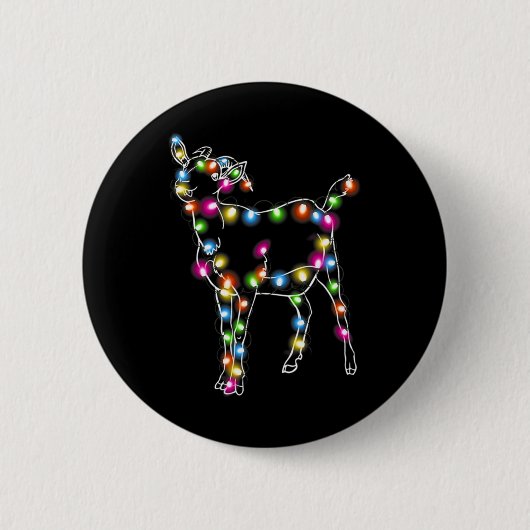 Geitenvallei (geit) ronde button 5,7 cm (Voorkant)