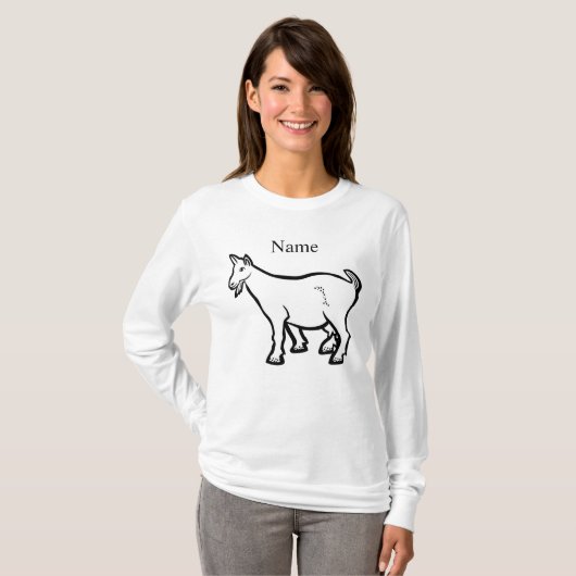 Geitenvee Thunder_Cove Poster T-Shirt (Voorkant volledig)