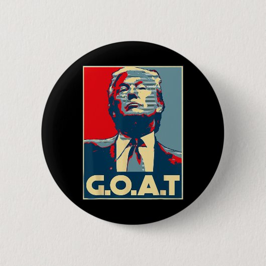 Geitenverkiezing 2024 Republikeins Poster Ronde Button 5,7 Cm (Voorkant)