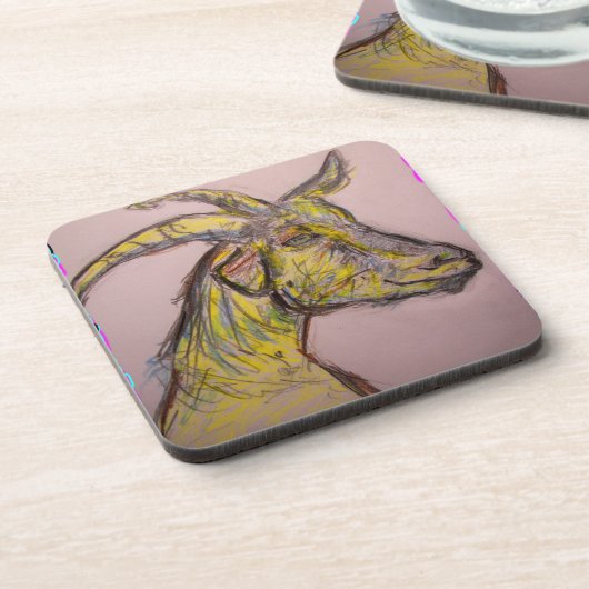 Geitenvlees Bier Onderzetter (Linkerzijde)