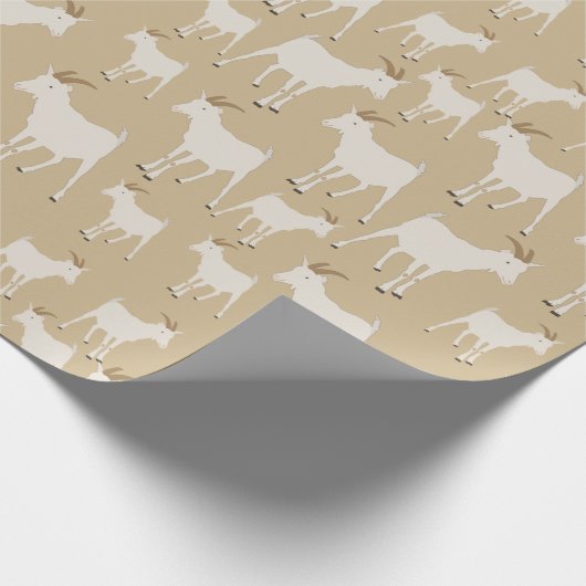 Geitenvlees Boerderij Cadeaupapier (Hoek)