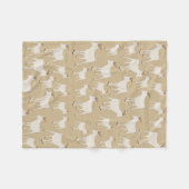 Geitenvlees Boerderij Fleece Deken (Voorkant (Horizontaal))