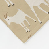 Geitenvlees Boerderij Fleece Deken (Hoek)