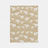 Geitenvlees Boerderij Fleece Deken (Voorkant)