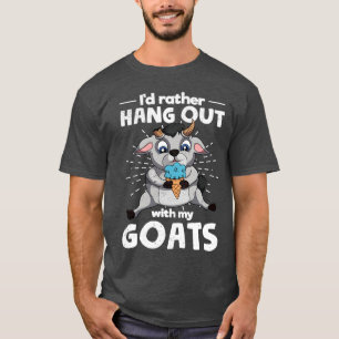 Geitenvlees Boerderij Funny Farmer Farmer Animal G T-shirt
