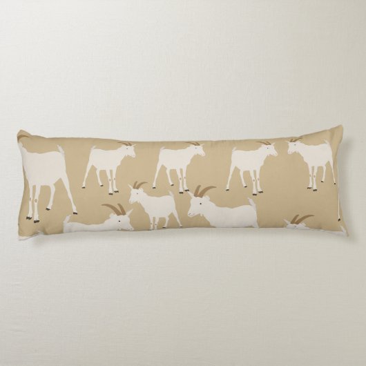 Geitenvlees Boerderij Lichaamskussen (Achterkant)