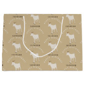 Geitenvlees Eigen dierpatroon Eigen geboortedag Groot Cadeauzakje (Voorkant)