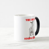 Geitenvlees en -Mok Magische Mok (Voorkant rechts)