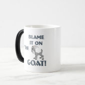 Geitenvlees en -Mok Magische Mok (Voorkant links)