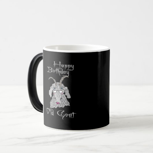 Geitenvlees en -Mok Magische Mok (Voorkant links)