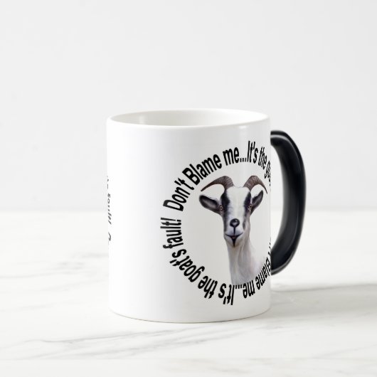 Geitenvlees en -Mok Magische Mok (Voorkant rechts)