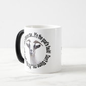 Geitenvlees en -Mok Magische Mok (Voorkant links)